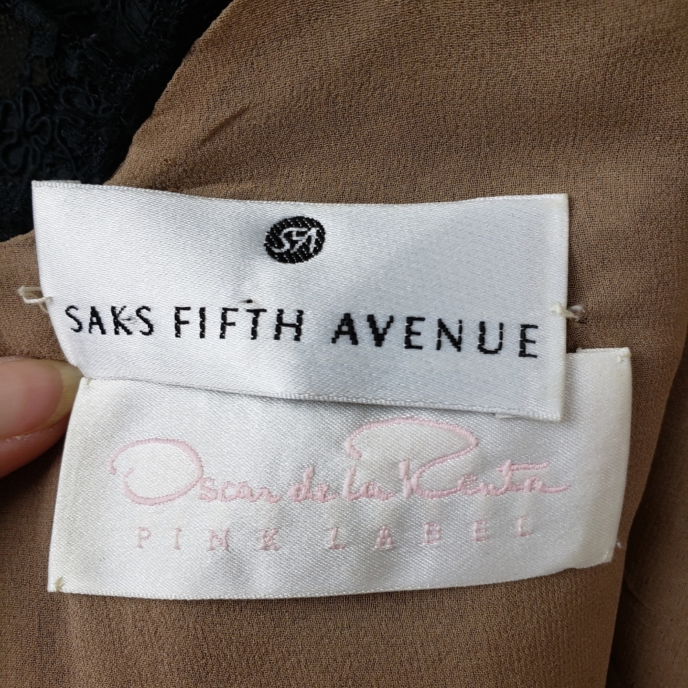 Vintage Oscar de la Renta for Saks cocktail Dress - Picture 7 of 8